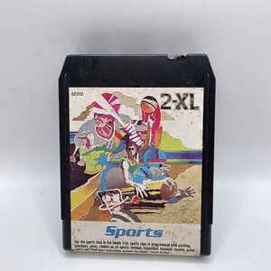 1978 Mego 2-XL Sports Quiz Tape Cartridge #82202 Vintage Educational Game U
